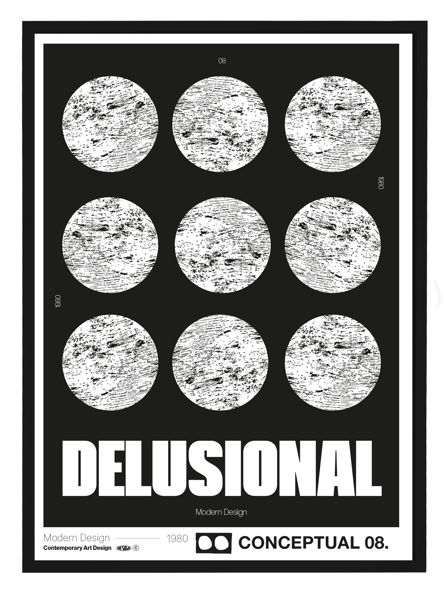 DELUSIONAL CURVE Poster