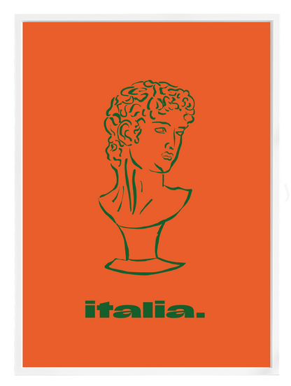 ITALIA ORANGE Poster