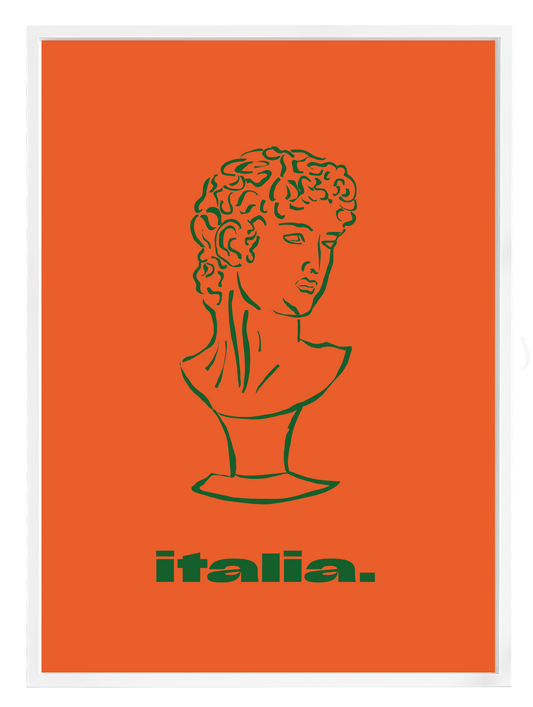 ITALIA ORANGE Poster