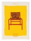 Stripes Chair Poster