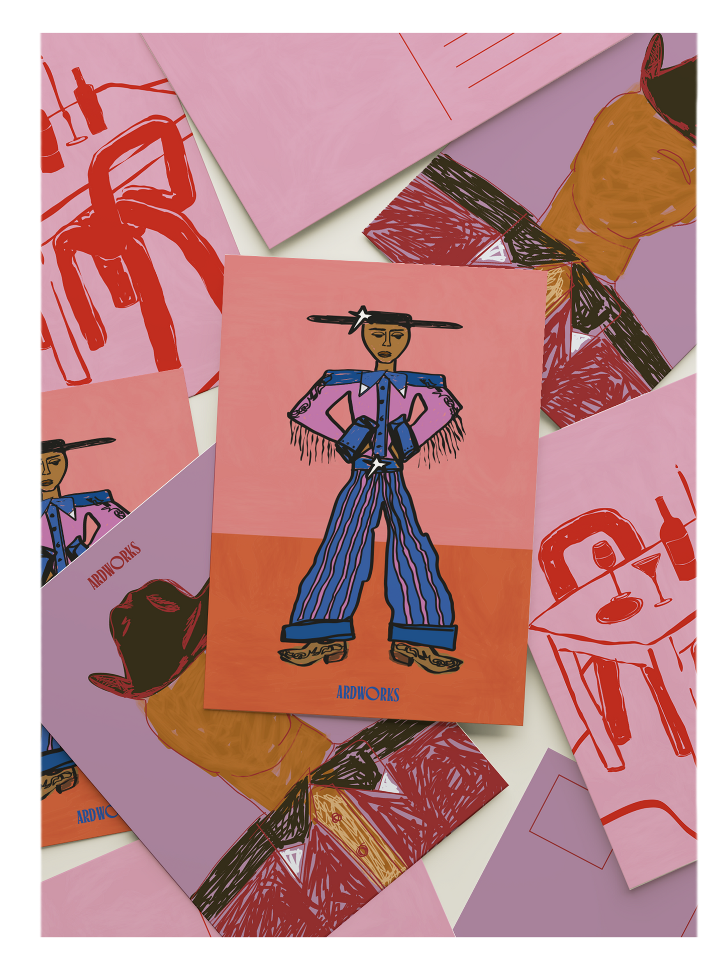 Set Van 3 Ansichtkaarten