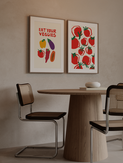 Eat Your Veggies Poster