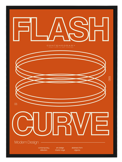 FLASH CURVE Poster