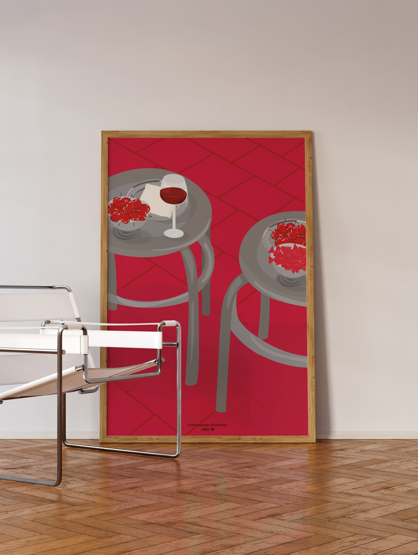Cherry Table Poster – Ardworks Designs