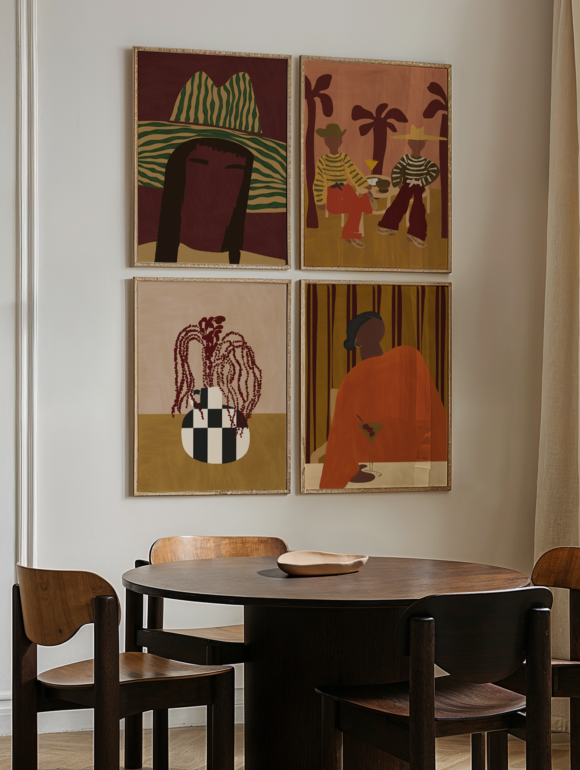 Saddle Squares Poster