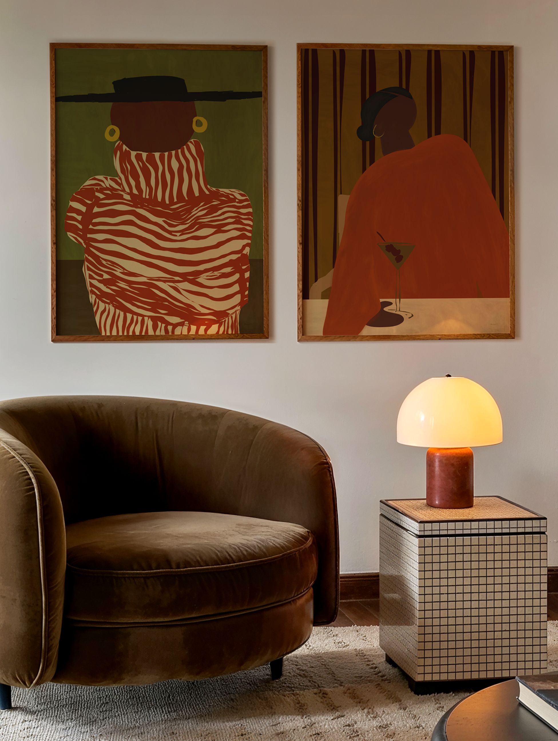 Solace Tangerine Poster