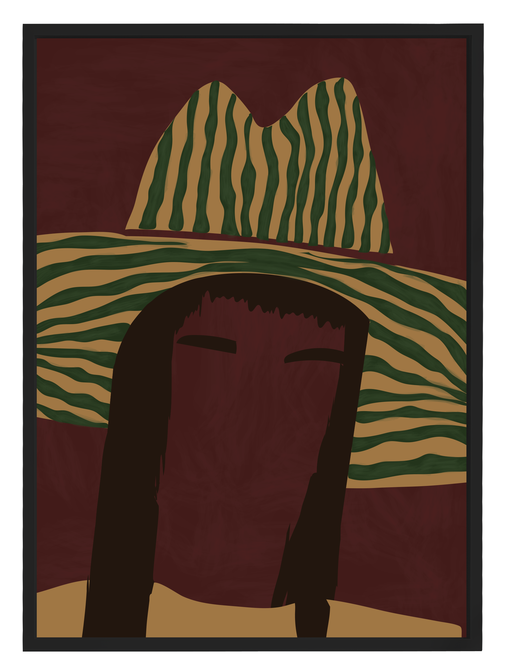 Striped Rodeo Poster