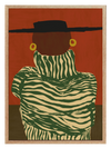 Green Stripes Poster