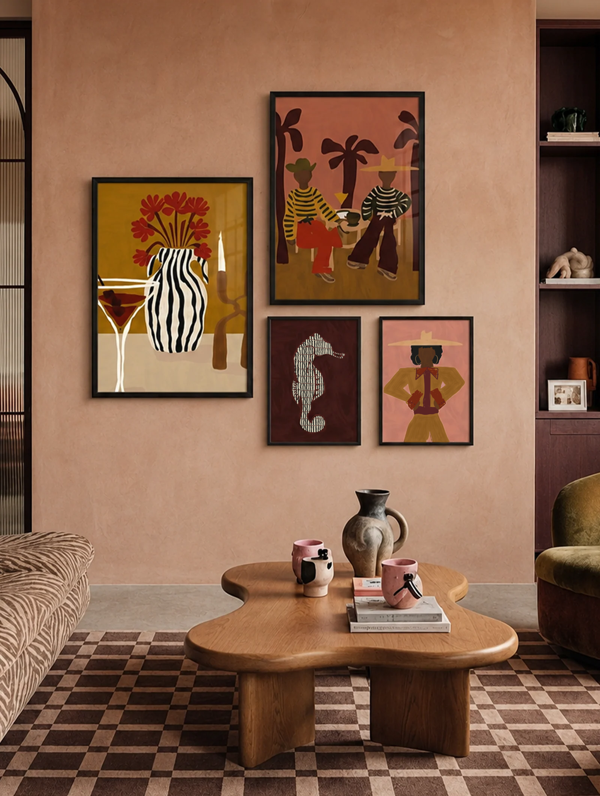 Rodeo Seahorse Poster