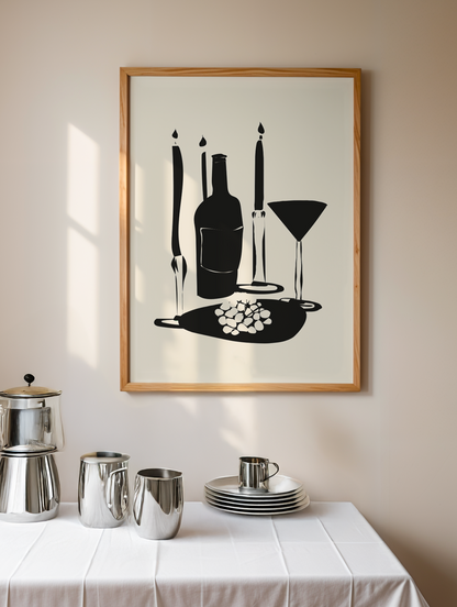 OLIVES BLACK Poster