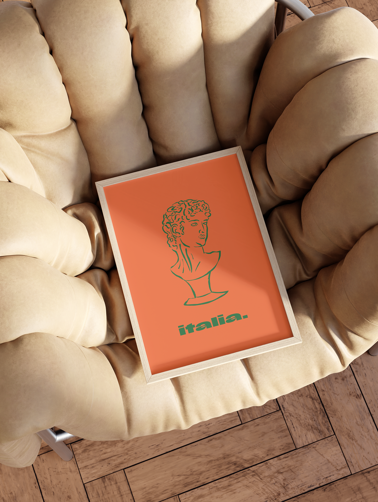 ITALIA ORANGE Poster