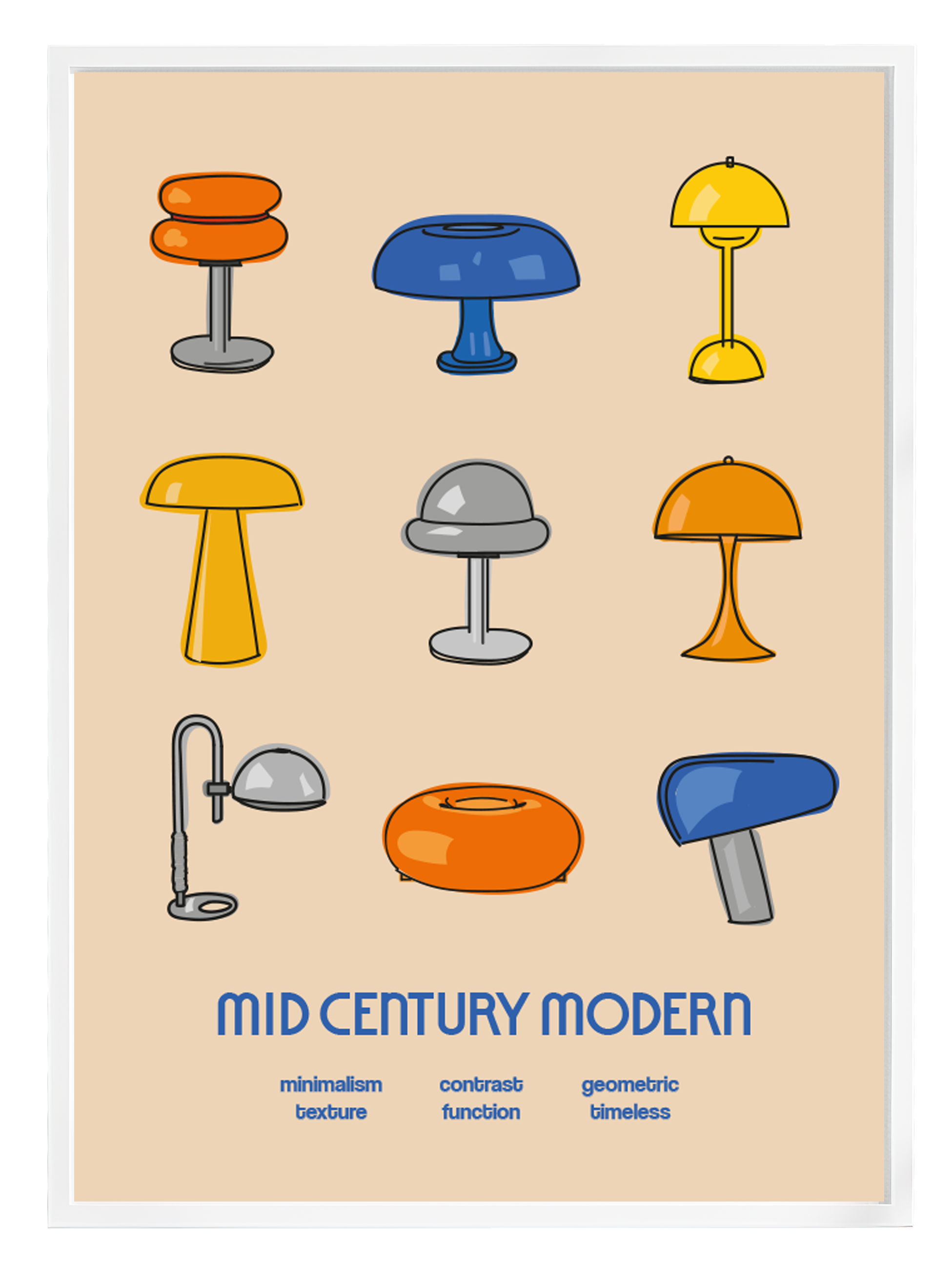 Mid Modern Poster