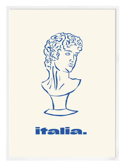 ITALIA BLUE Poster