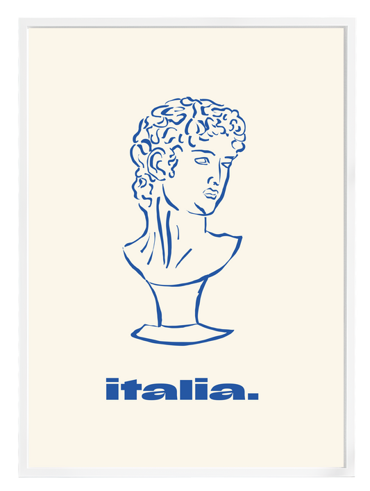 ITALIA BLUE Poster