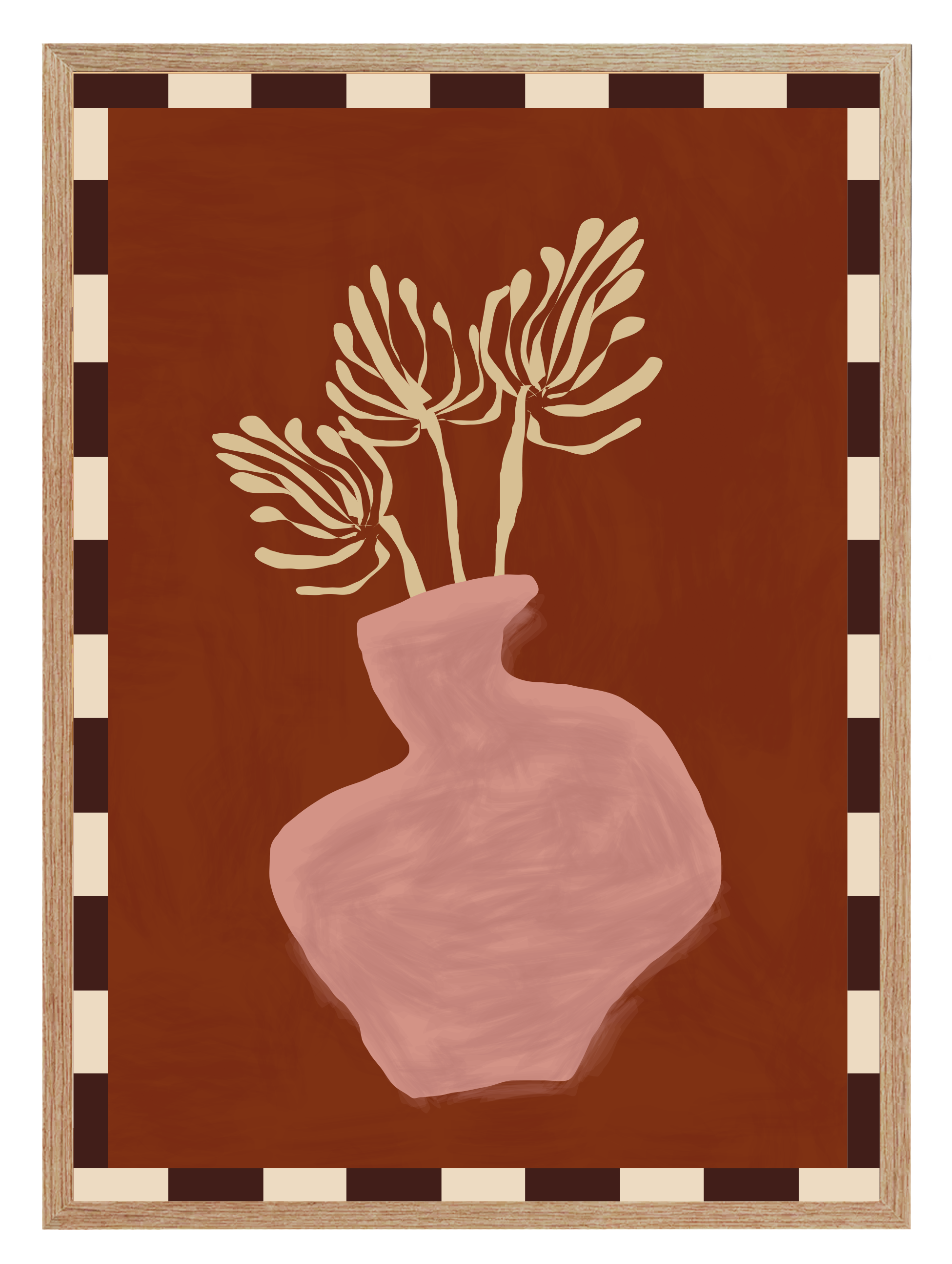 Luna Burnt Orange Poster