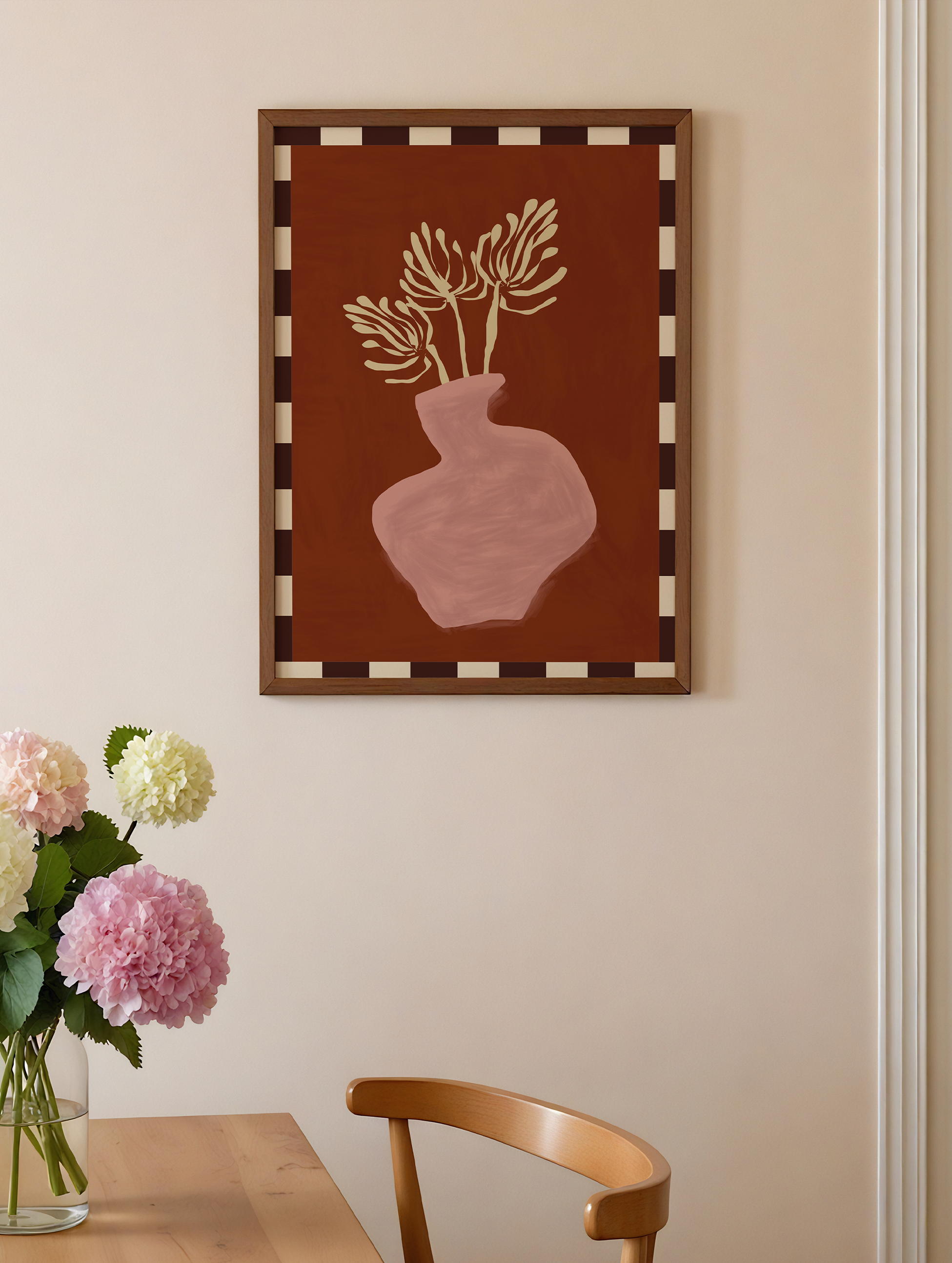 Luna Burnt Orange Poster