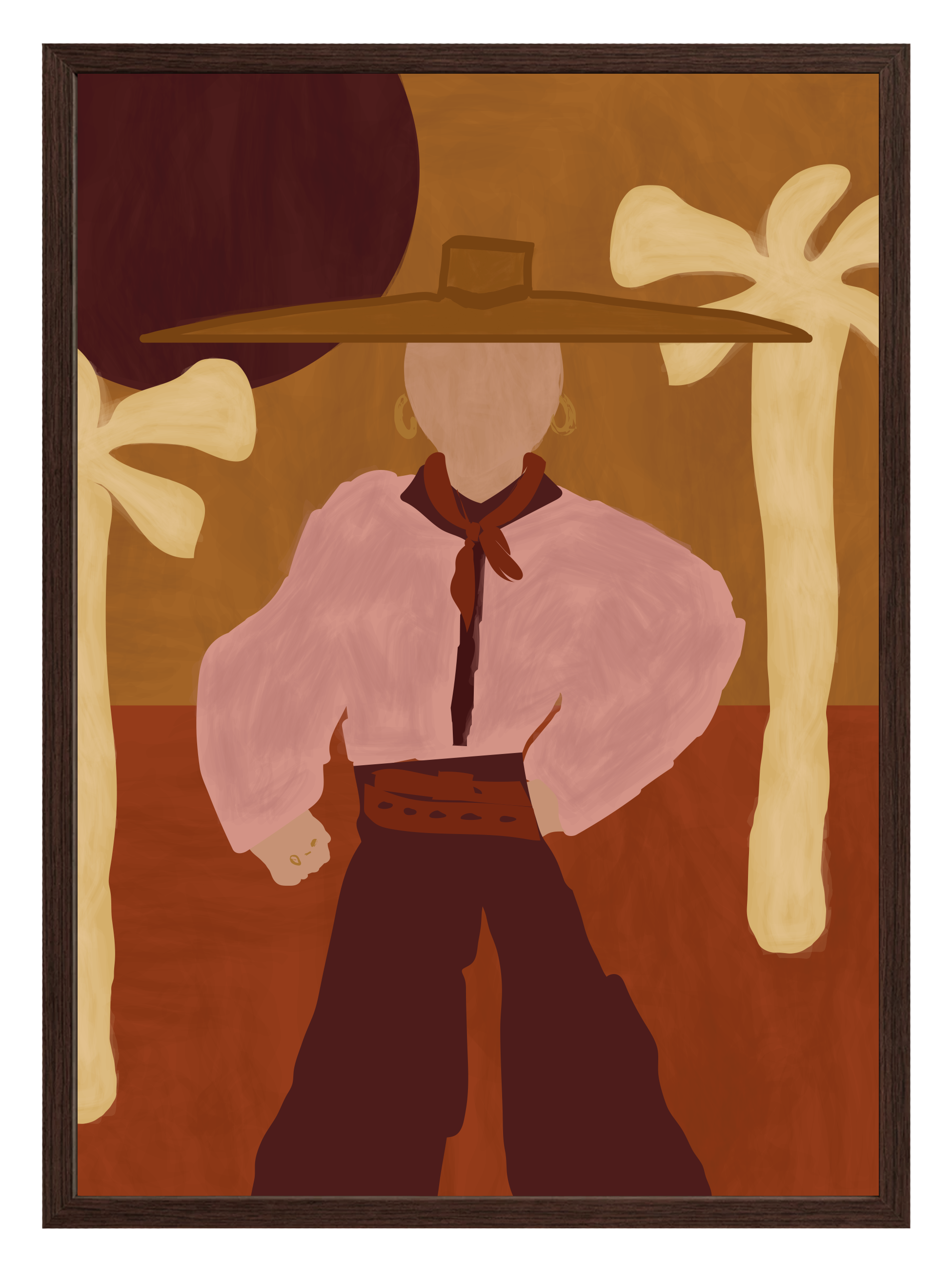 Desert Cowboy Poster