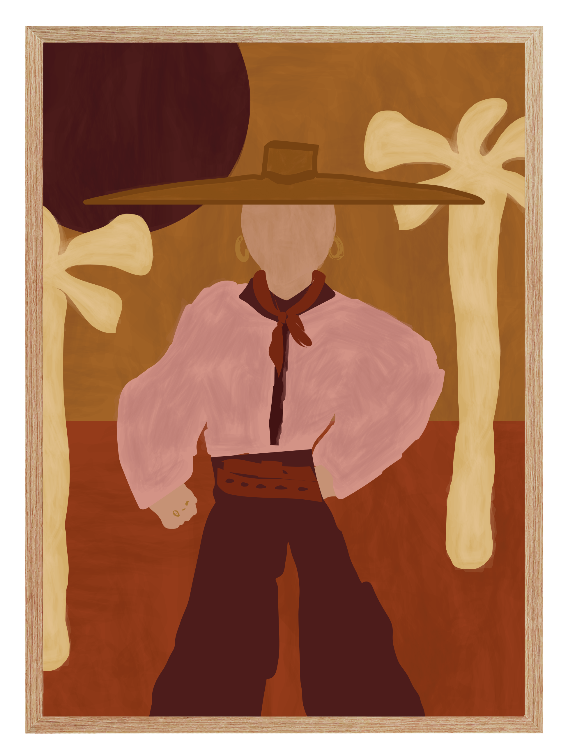 Desert Cowboy Poster
