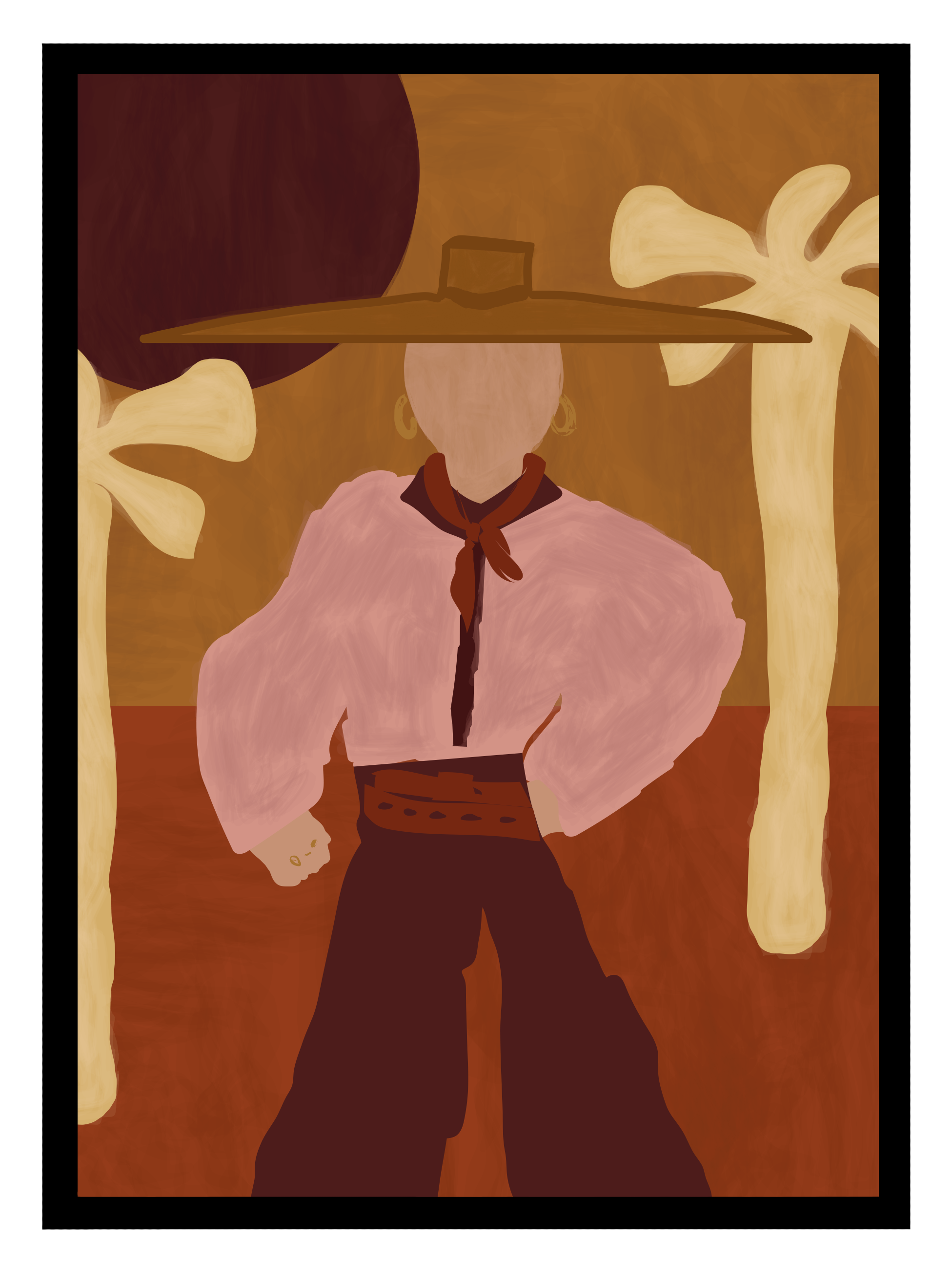 Desert Cowboy Poster