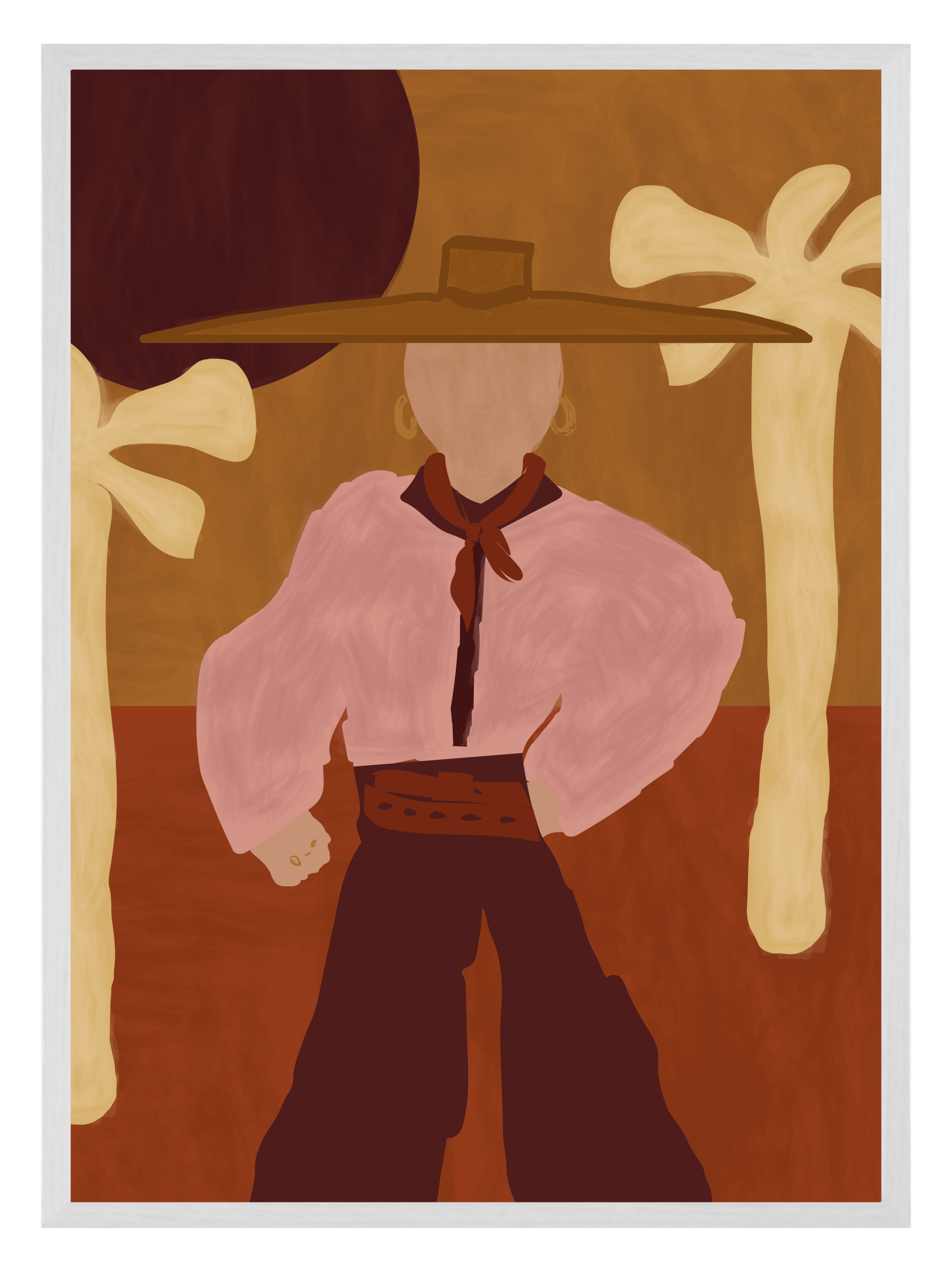 Desert Cowboy Poster