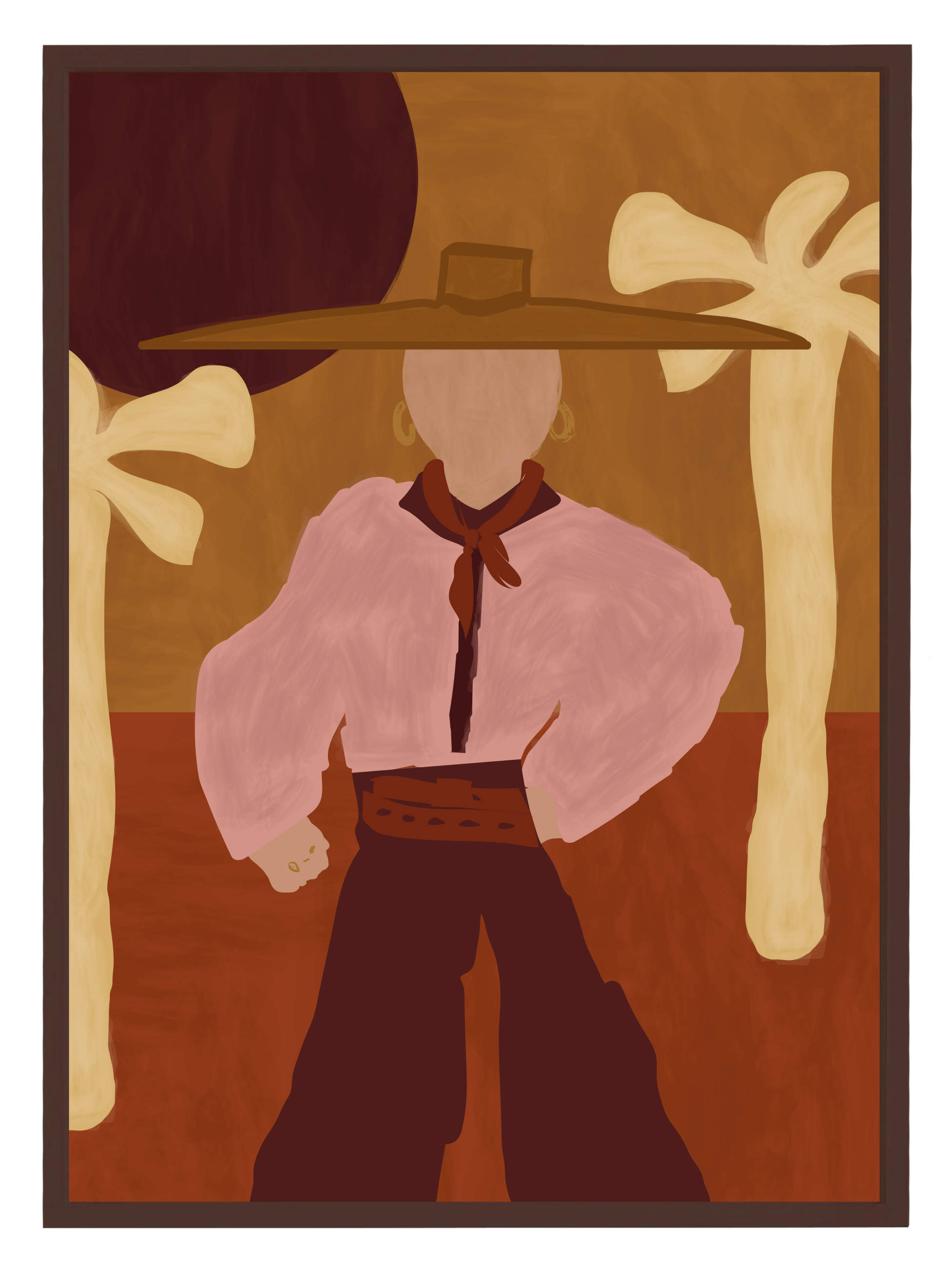 Desert Cowboy Poster