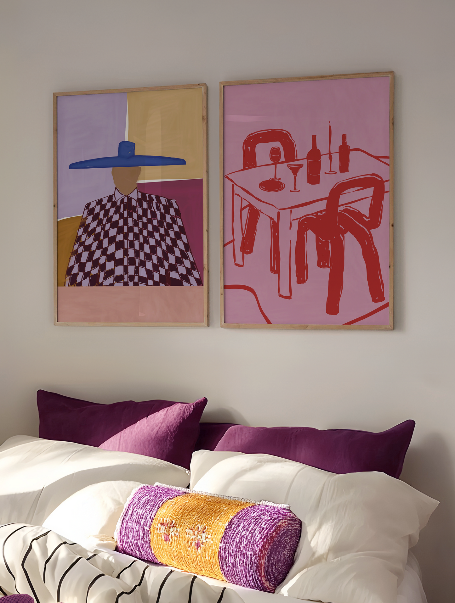 After Diner Pink Poster