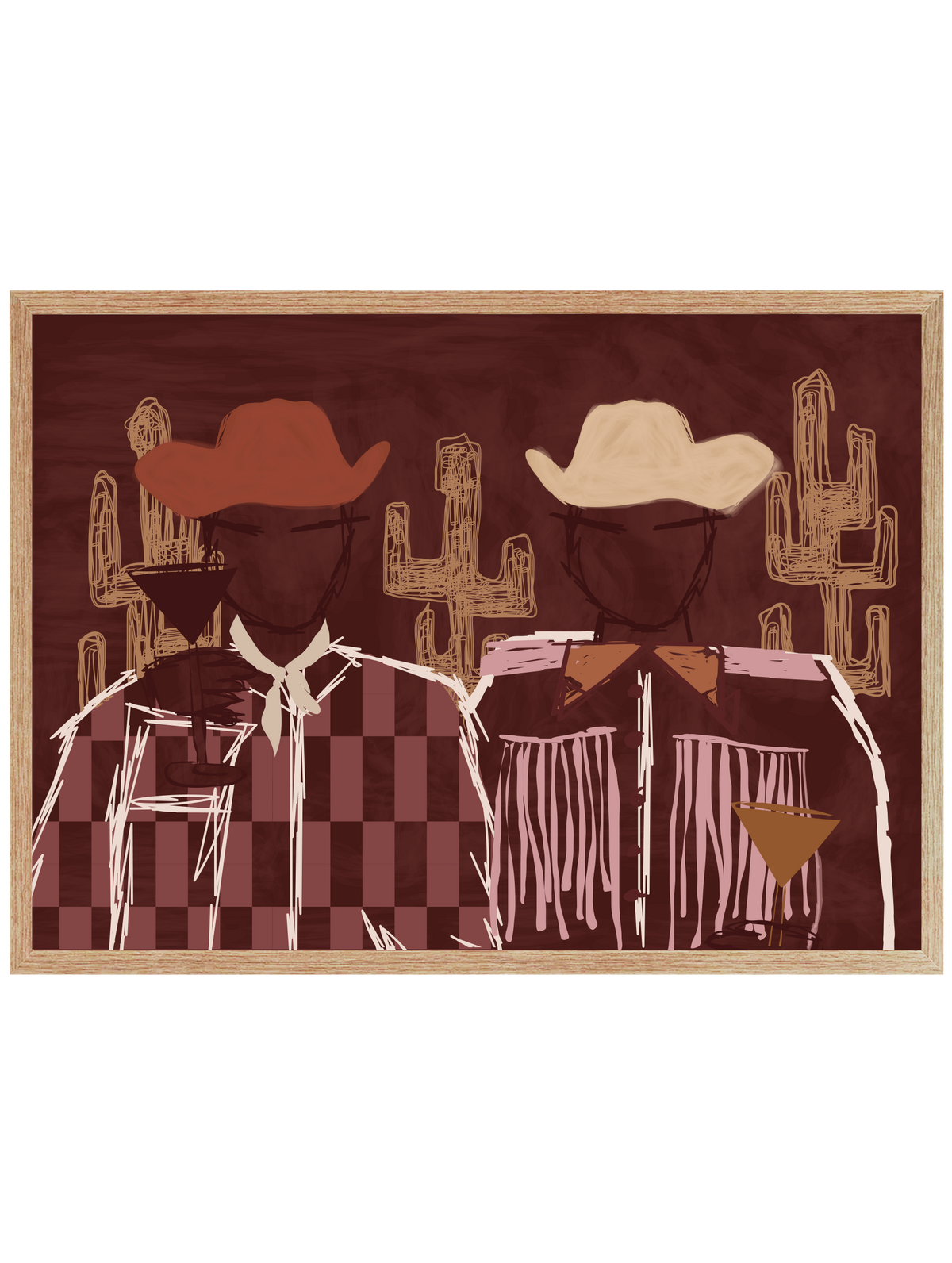 Cantina Cowboys Poster