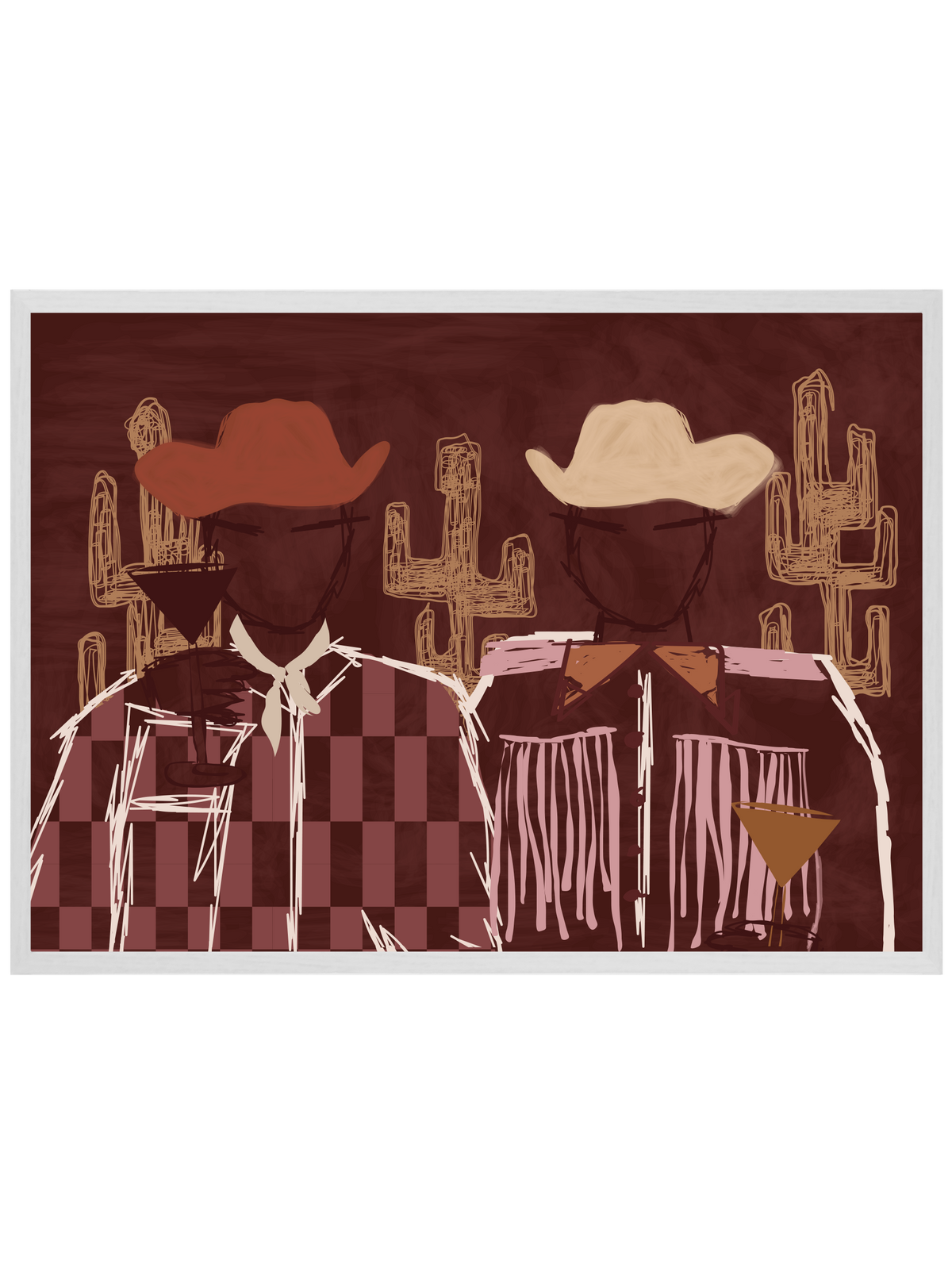 Cantina Cowboys Poster