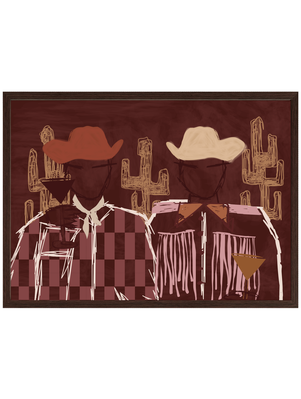 Cantina Cowboys Poster