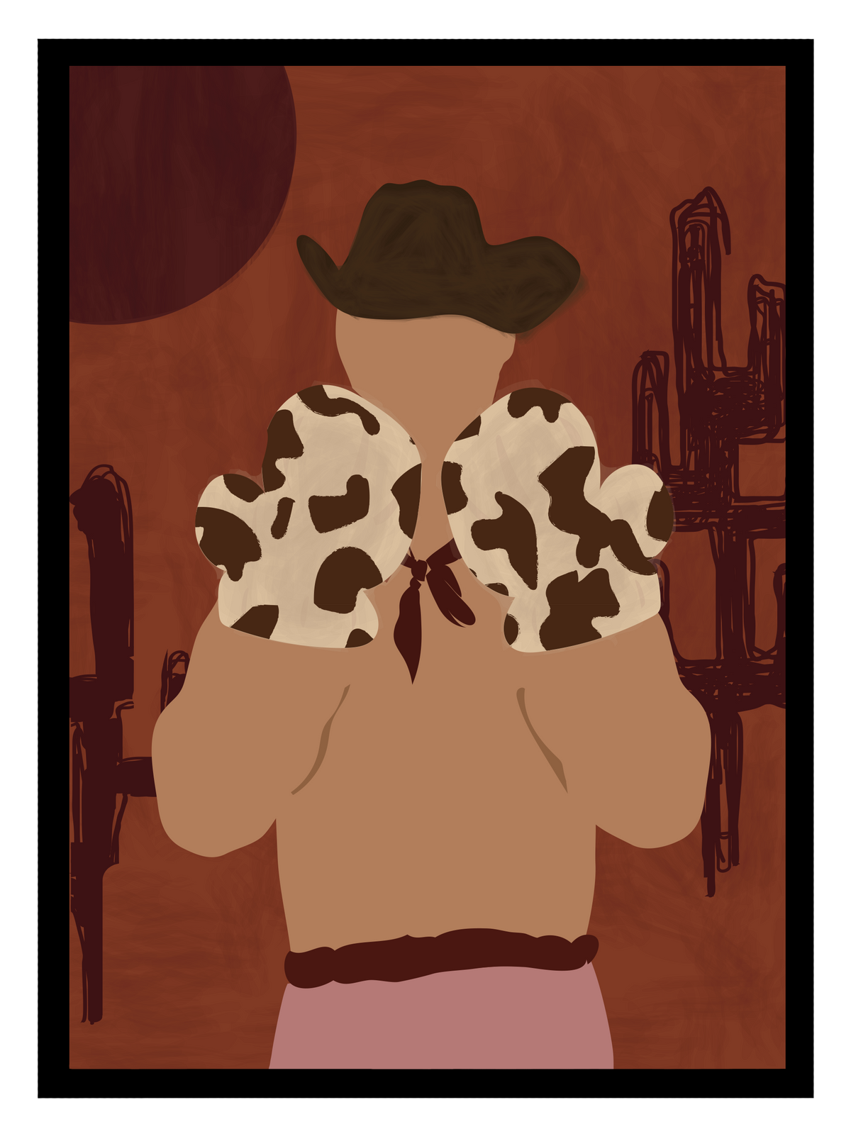 Rodeo Boxer Poster