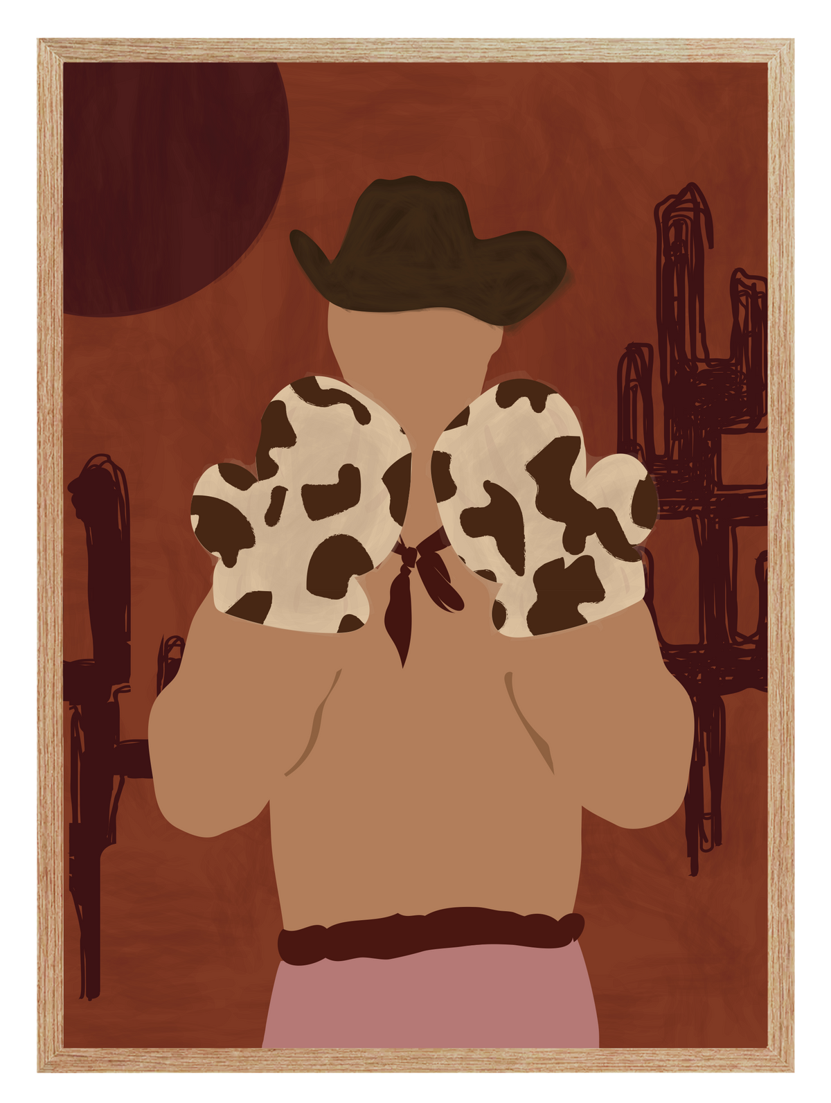 Rodeo Boxer Poster