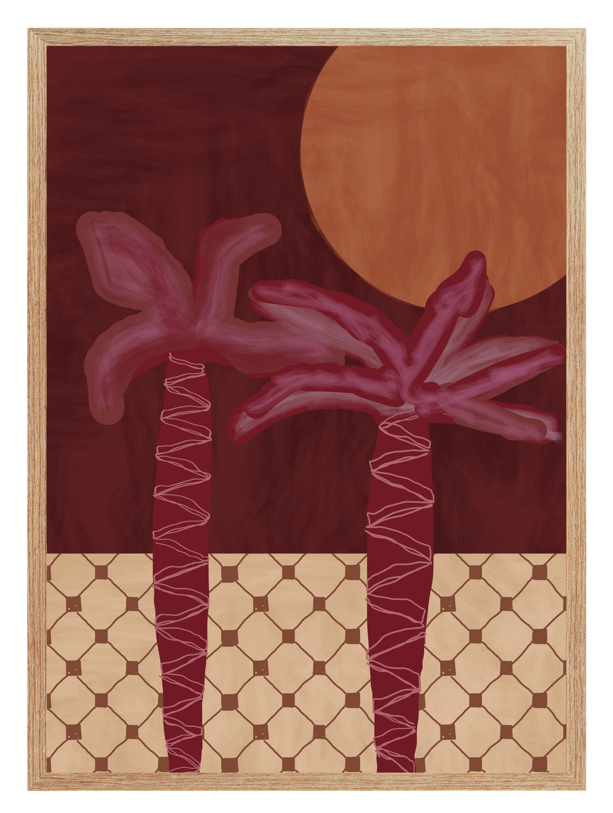 Palm Oasis Poster