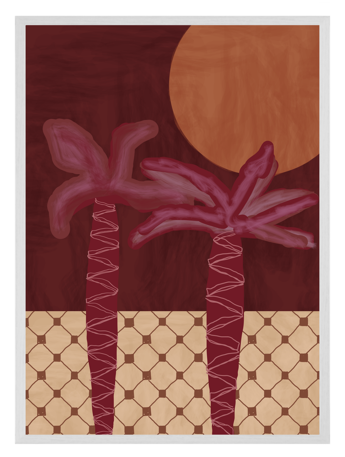 Palm Oasis Poster