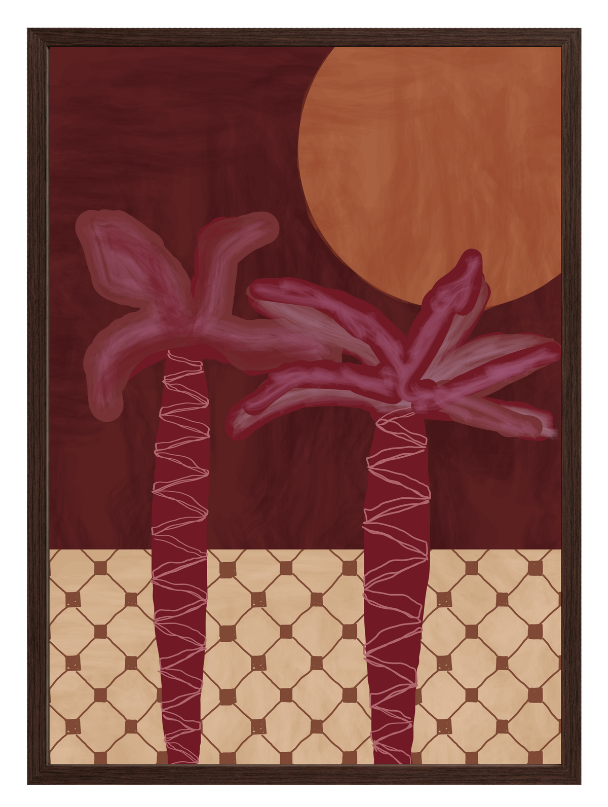 Palm Oasis Poster