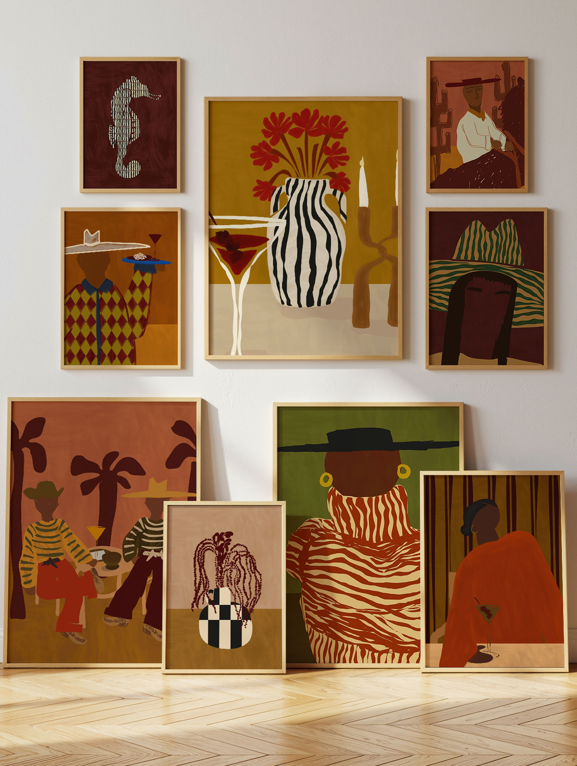 Saddle Squares Poster