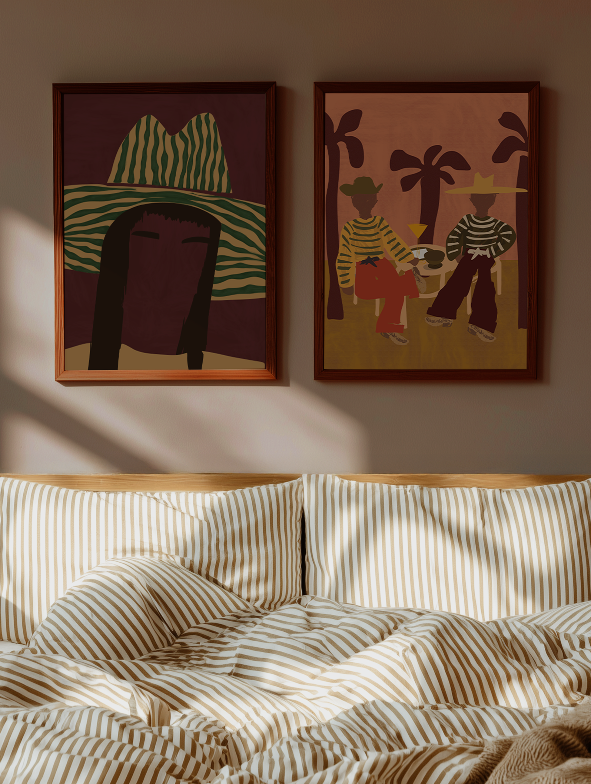 Striped Rodeo Poster