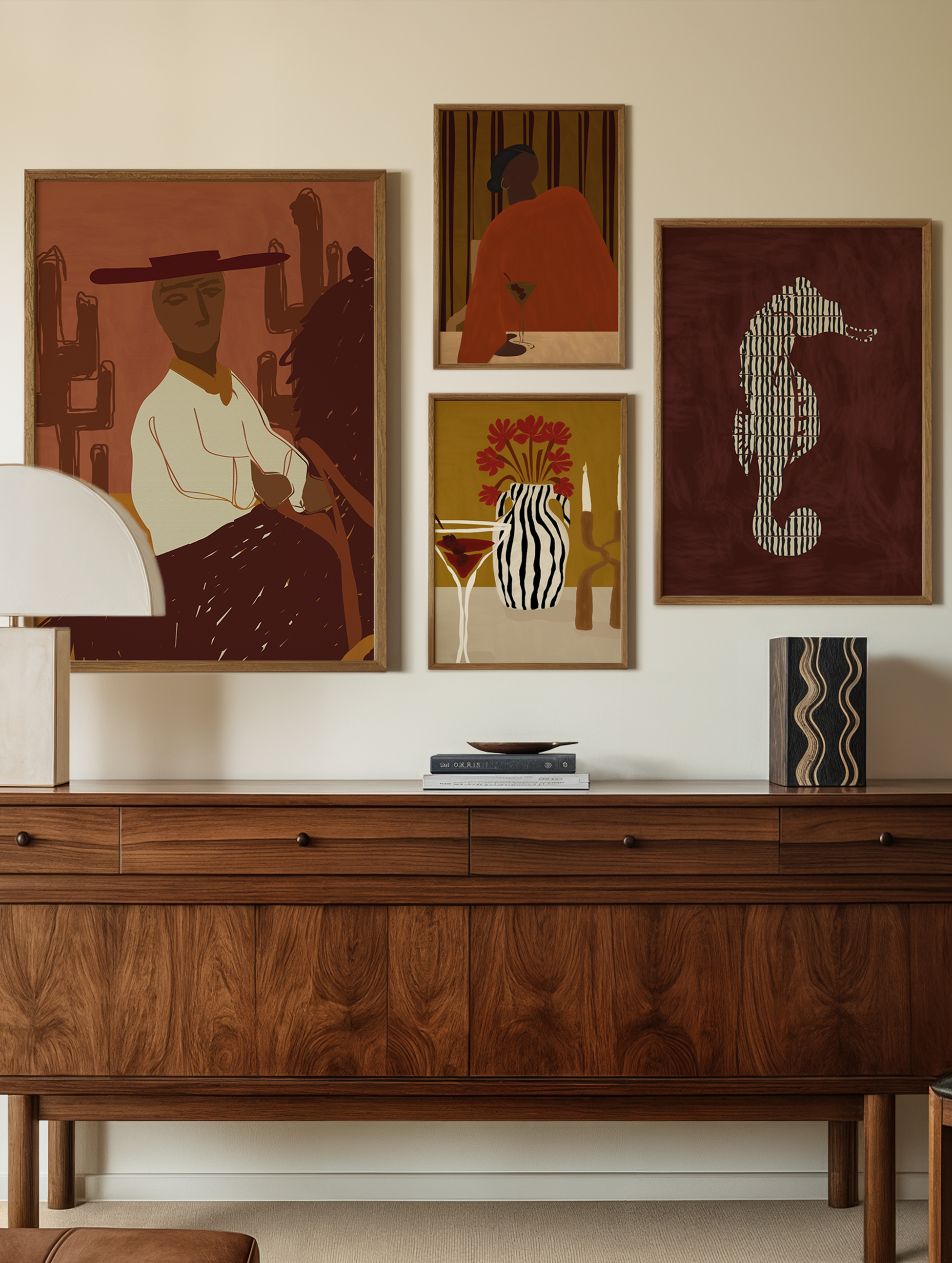 Rodeo Seahorse Poster