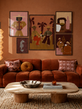 Set Of 5 - Nashboys Set 5 Prints + Dark Wood Lijsten