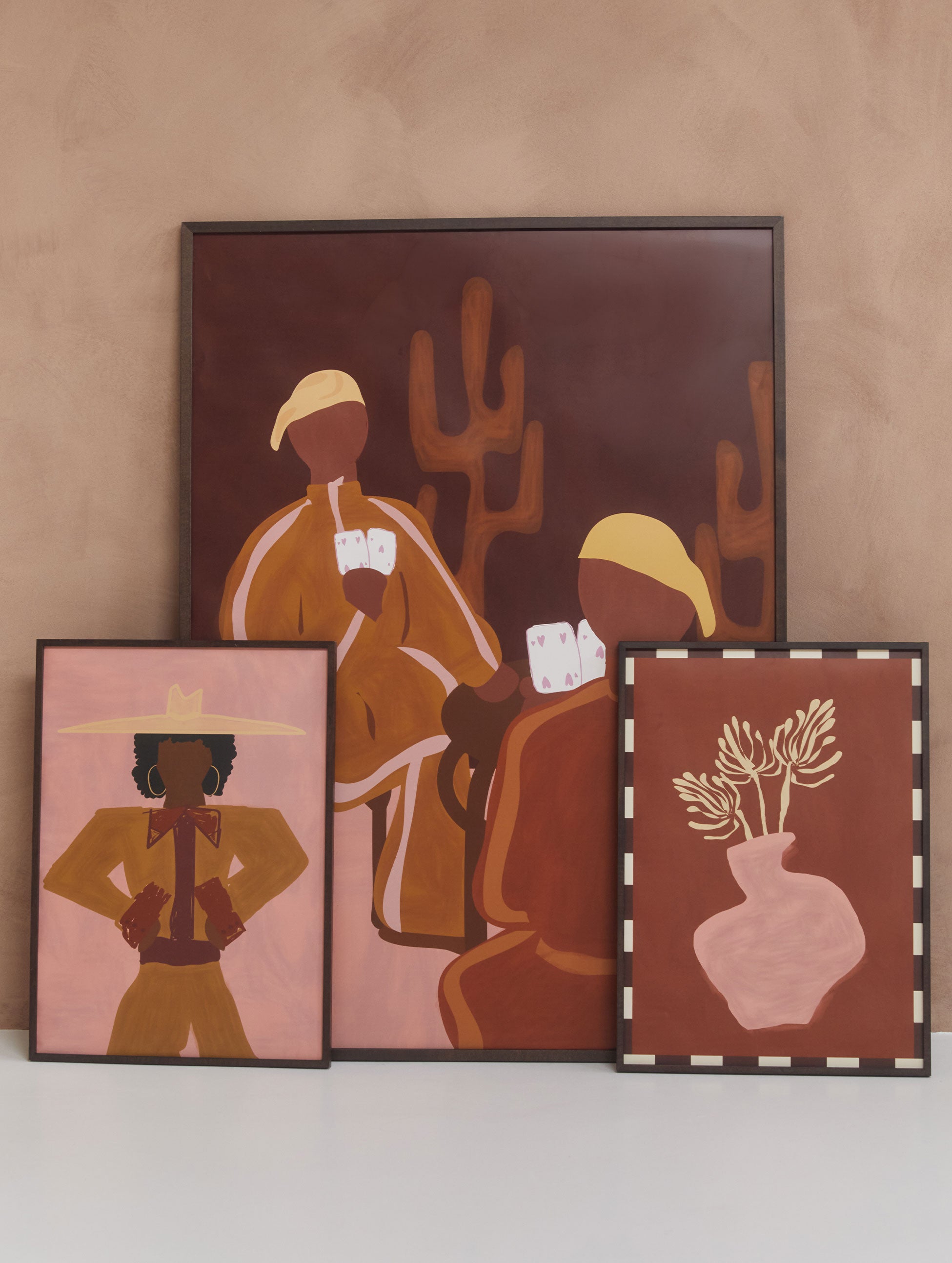 Luna Burnt Orange Poster