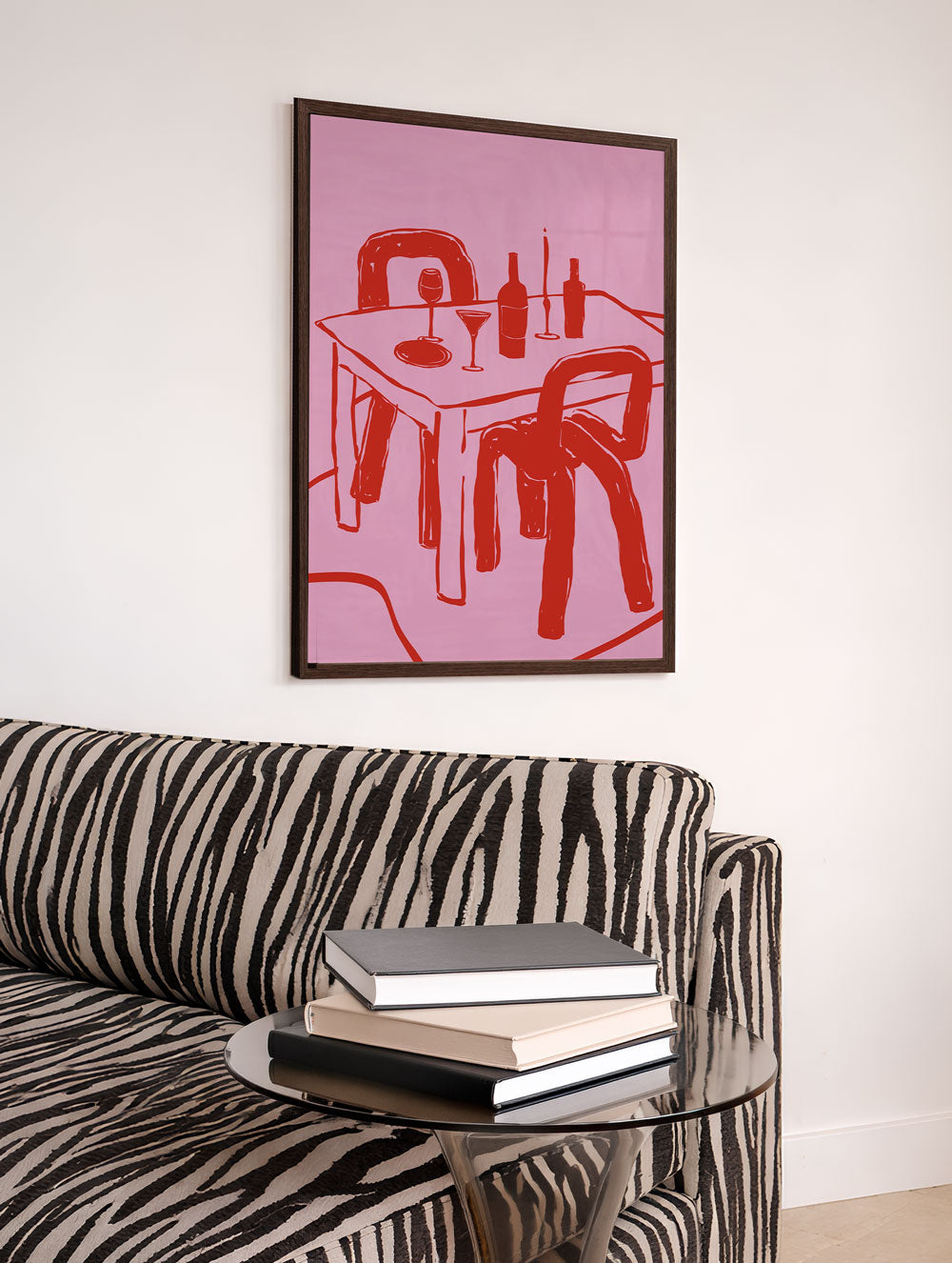 After Diner Pink Poster