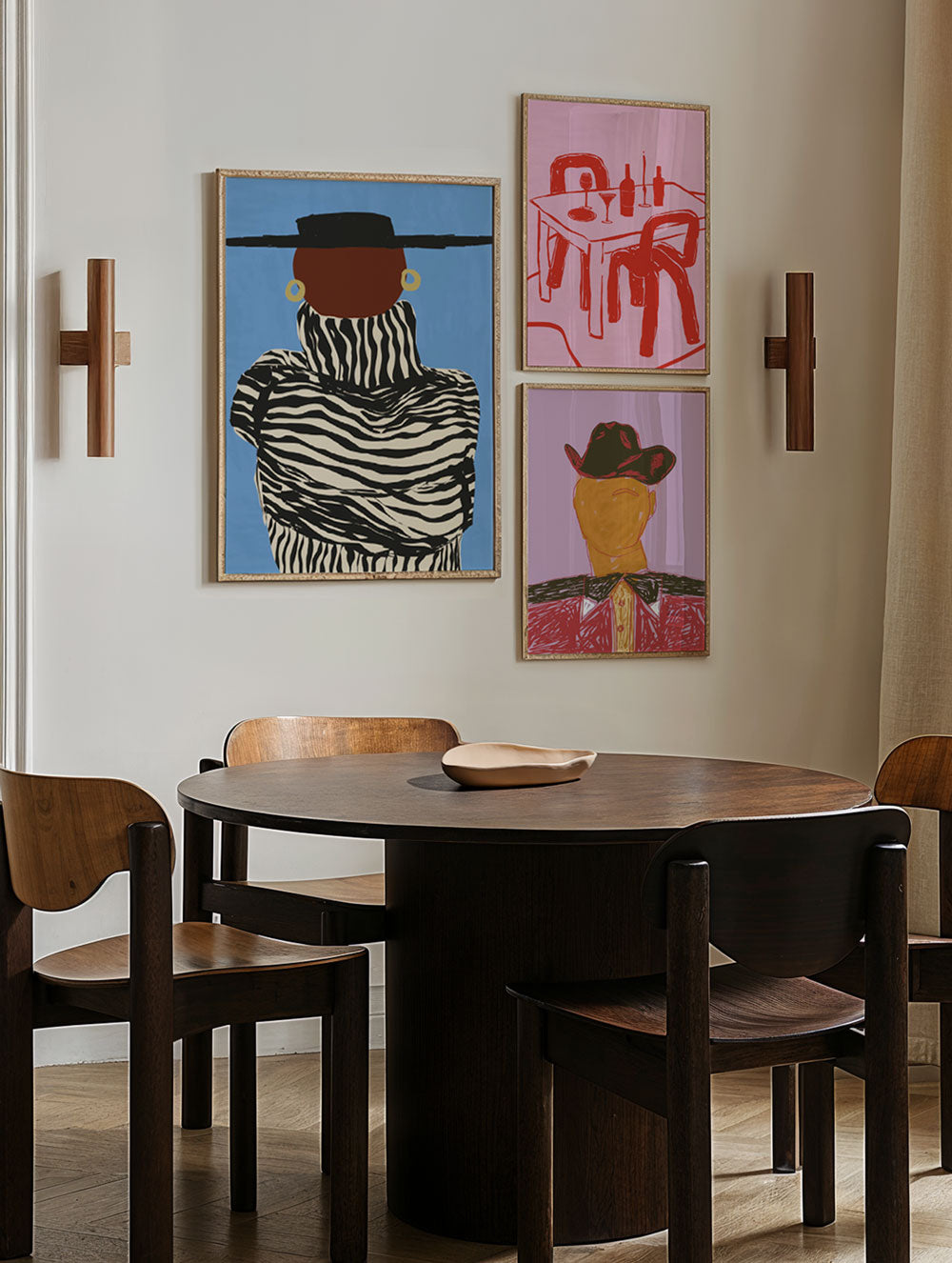 Blue Stripes Poster