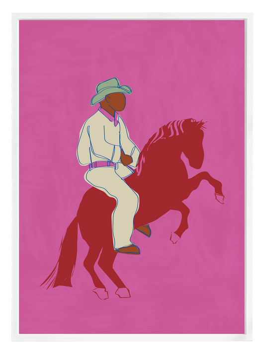 Pink Cowboy Poster