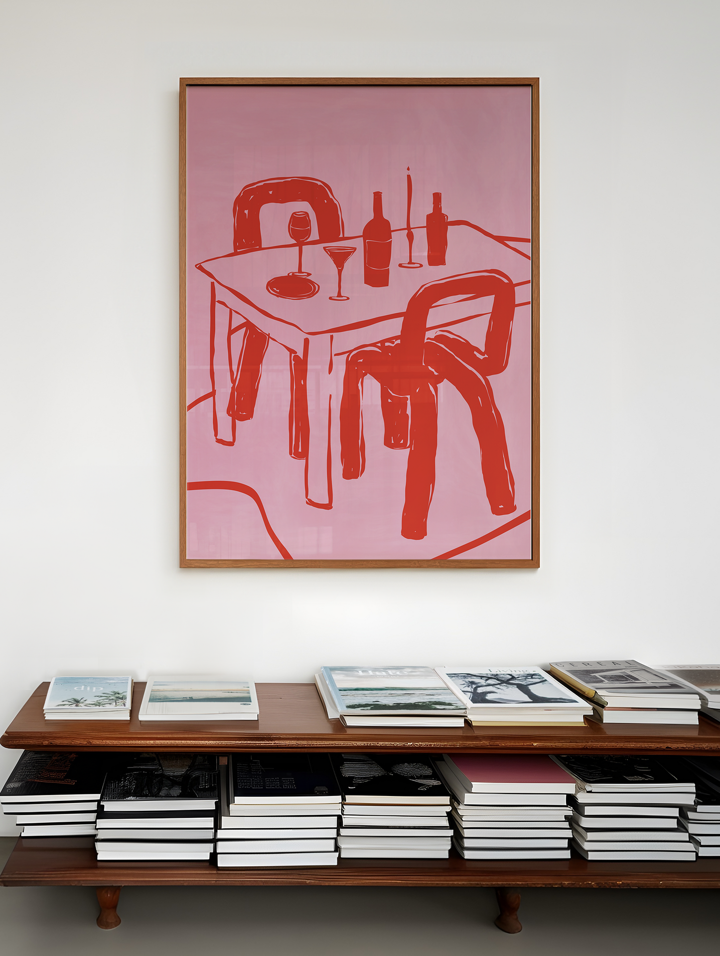 After Diner Pink Poster