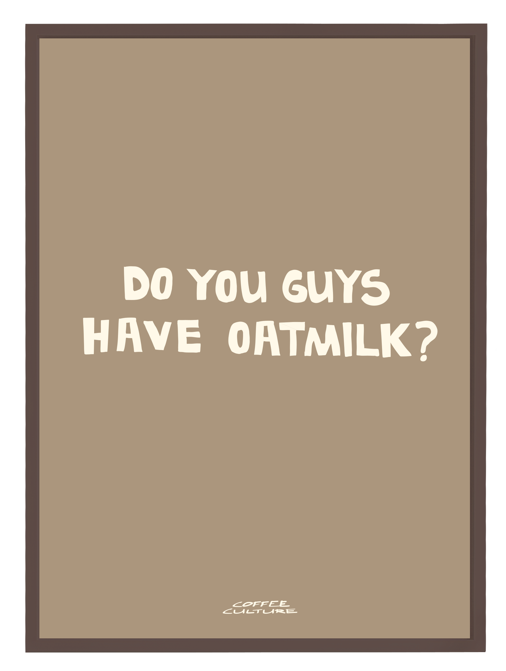 Oatmilk Beige Poster