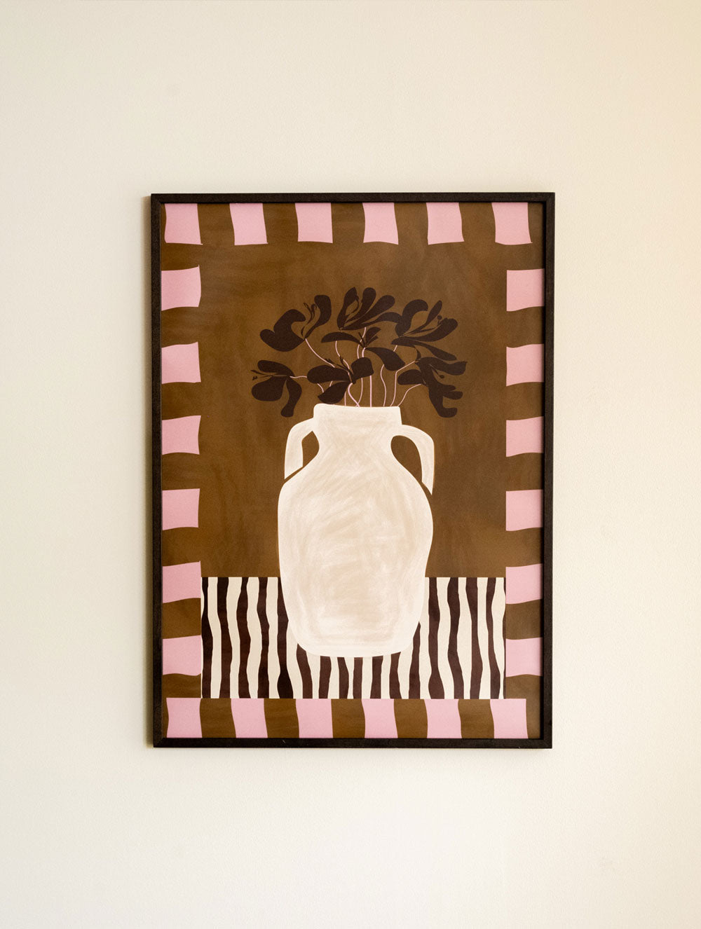 Sienna Bloom + Dark Wood Lijst